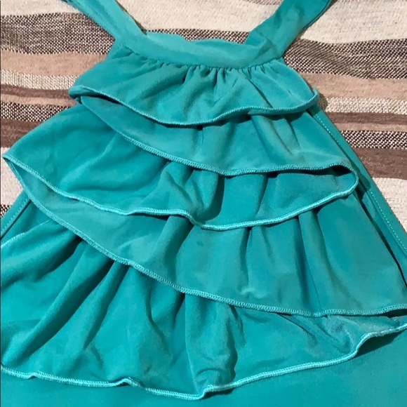 2 ruffled neck tie blouses - Picture 3 of 6